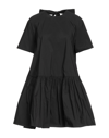 Valentino Short Dresses In Black