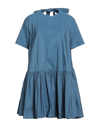 Valentino Short Dresses In Blue