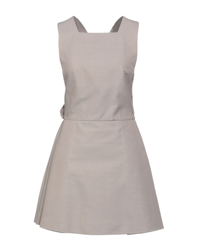 Patou Short Dresses In Grey