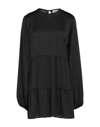 5RUE 5RUE WOMAN MINI DRESS BLACK SIZE M POLYESTER, VISCOSE