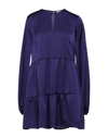 5rue Short Dresses In Purple