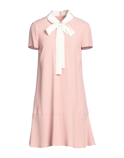 Red Valentino Short Dresses In Pink