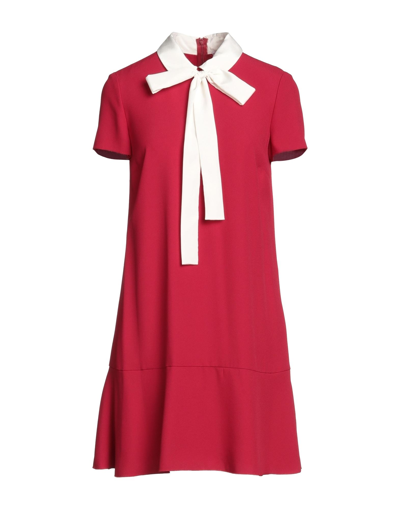 Red Valentino Short Dresses In Red