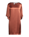 Cafènoir Short Dresses In Red