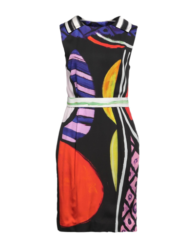 Moschino Midi Dresses In Black