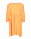 Jacqueline De Yong Short Dresses In Orange