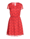 Blugirl Short Dresses In Red