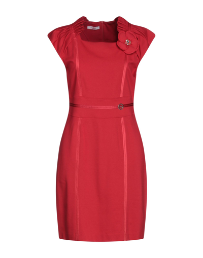 Blugirl Blumarine Short Dresses In Red