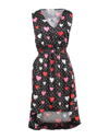 Dimora Short Dresses In Black
