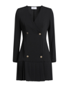 Soallure Short Dresses In Black