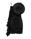 Space Simona Corsellini Short Dresses In Black