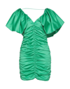 Space Simona Corsellini Short Dresses In Green