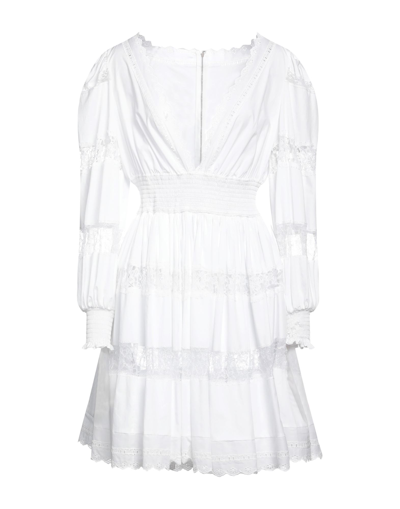 Dolce & Gabbana Midi Dresses In White