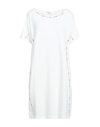 Ean 13 Short Dresses In White