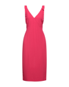 Soallure Midi Dresses In Pink