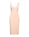 Soallure Midi Dresses In Pink