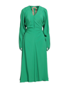 Ndegree21 Midi Dresses In Green