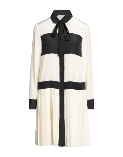 Red Valentino Short Dresses In White