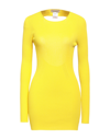 Laneus Short Dresses In Yellow