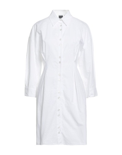 Pinko Short Dresses In White