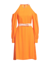 Stella Mccartney Midi Dresses In Orange