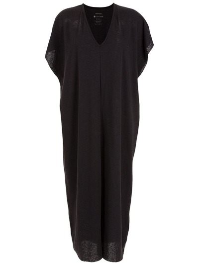 Osklen V-neck Midi Dress In Black