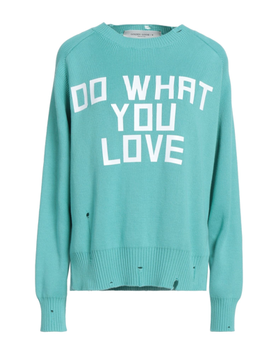 Golden Goose Sweaters In Blue
