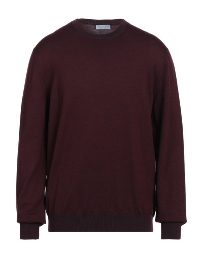 Gran Sasso Sweaters In Maroon