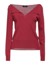 Alpha Studio Sweaters In Red