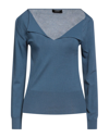 Alpha Studio Sweaters In Blue