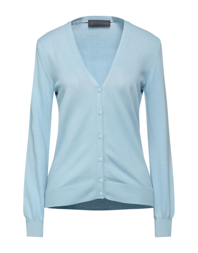 Tru Trussardi Cardigans In Sky Blue