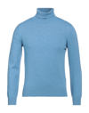 Gran Sasso Turtlenecks In Pastel Blue