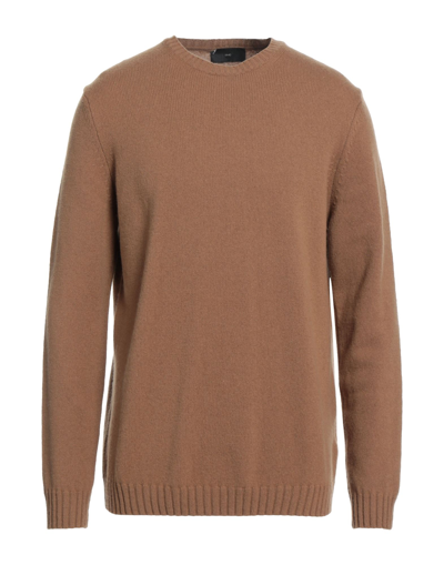 Liu •jo Man Man Sweater Camel Size Xl Wool In Beige