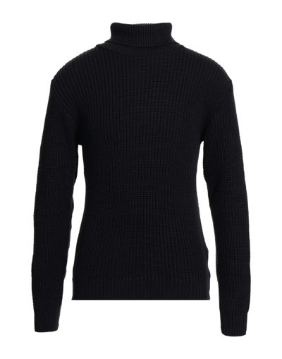 Signs Man Turtleneck Midnight Blue Size Xl Acrylic, Wool In Blue