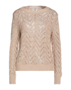 Peserico Sweaters In Beige