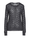 Peserico Sweaters In Steel Grey