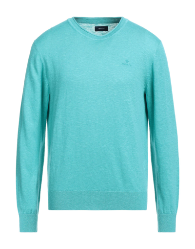 Gant Sweaters In Turquoise