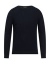 Zanone Sweaters In Dark Blue