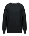 Mauro Grifoni Grifoni Man Sweater Black Size 42 Cotton, Cashmere