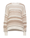 Peserico Sweaters In Beige