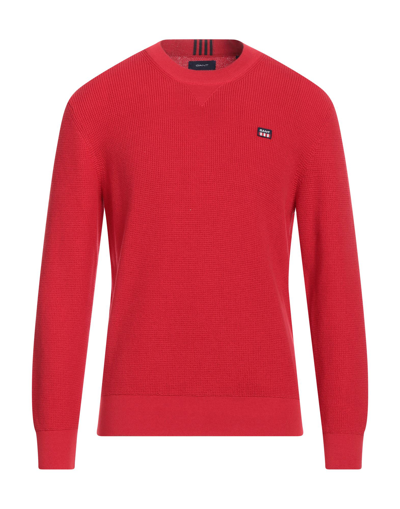 Gant Sweaters In Red