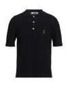 Mauro Grifoni Grifoni Man Sweater Black Size 42 Cotton, Polyamide In Black