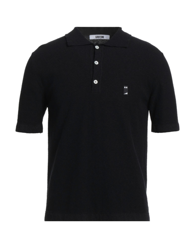 Mauro Grifoni Grifoni Man Sweater Black Size 42 Cotton, Polyamide