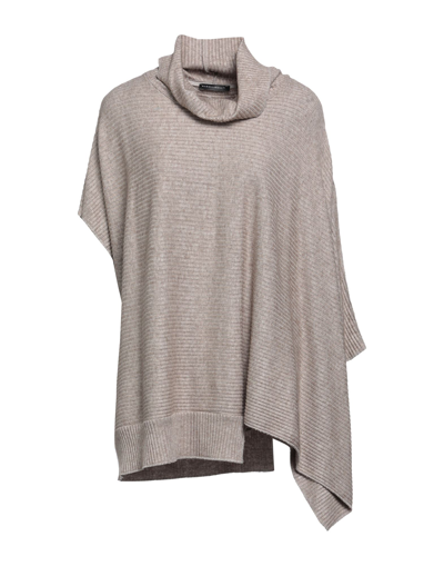 MARIELLA ROSATI MARIELLA ROSATI WOMAN SWEATER BEIGE SIZE L VISCOSE, POLYACRYLIC, POLYAMIDE