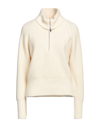 DANIELE FIESOLI DANIELE FIESOLI WOMAN TURTLENECK IVORY SIZE 3 MERINO WOOL