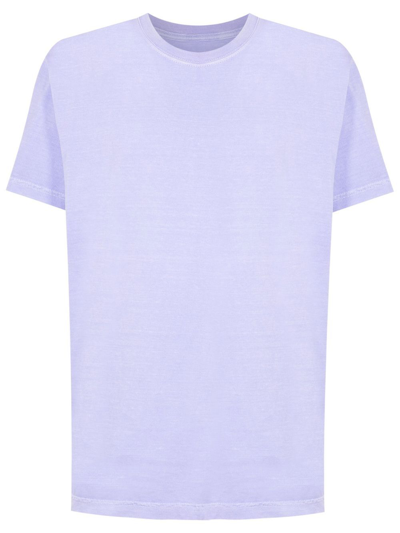 Osklen Round-neck Short-sleeve T-shirt In Purple