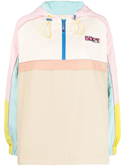 Bapy By *a Bathing Ape® Colour-block Zip-front Hoodie In Multicolour