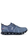 On Cloud 5 Waterproof Sneaker In Navy