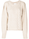 LOW CLASSIC CABLE-KNIT JUMPER