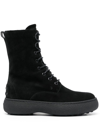 Tod's Side-zip Ankle Boots In 黑色